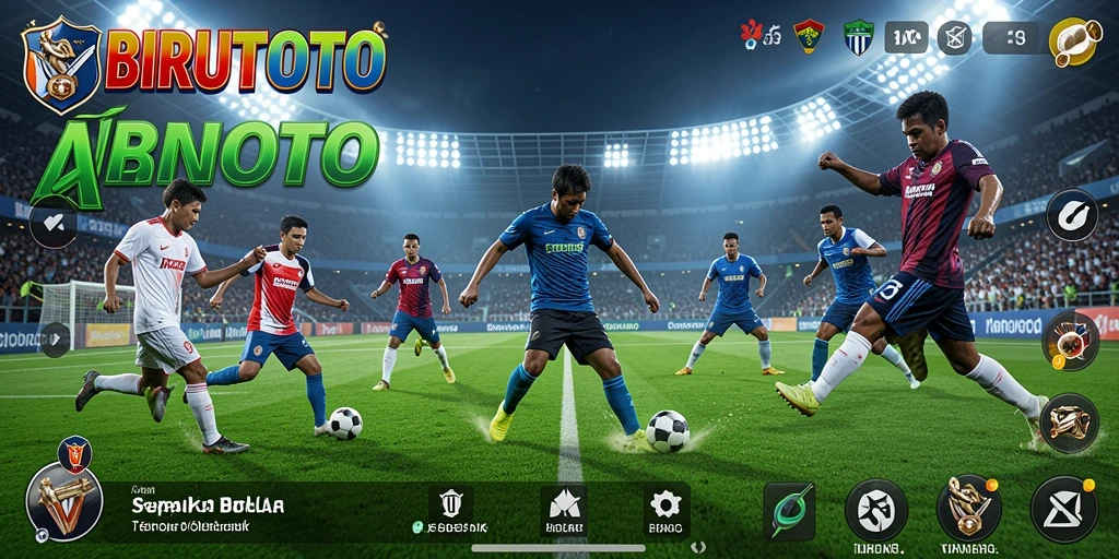 Tangkap aksi seru dalam pertandingan sepak bola di BIRUTOTO.