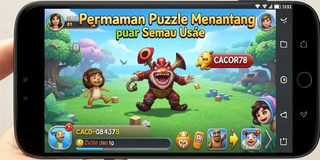 Menampilkan gameplay seru dan tantangan di CACOR78.