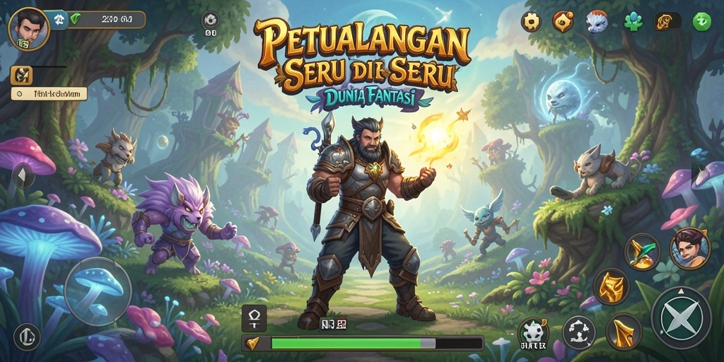 Gameplay seru N32 dalam dunia fantasi yang memukau.